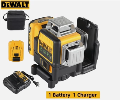 Nivel láser 3x360 grados línea verde 12V DEWALT DW089LG + batería + cargador Foto 1 de 4