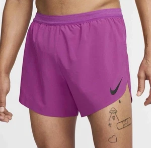Nike Dri-FIT ADV AeroSwift 4in Men's Running Shorts - Size Medium - FN3352 518 - Picture 1 of 11