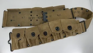 WWI WW1 or WWII WW2 M1 Garand Ammo Belt Unit Marked 1917 Dated - Picture 1 of 8
