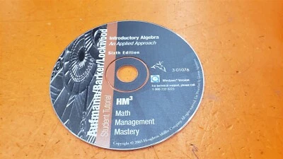 ⭐️⭐️⭐️⭐️⭐️ Student HM3 Tutorial Aufmann/Barker/Lockwood Introductory Algebra  - Image 1 of 2