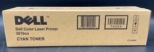New, GENUINE Dell 3010CN (CT200860) Cyan Toner Cartridge OEM - Picture 1 of 3