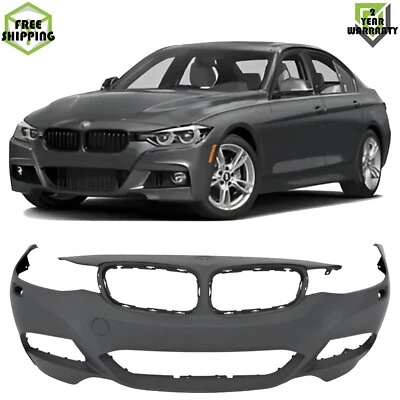 Front Bumper Cover Primed Plastic For 14-16 BMW 328i GT xDrive 2017-2019 330i GT Foto 1 de 4