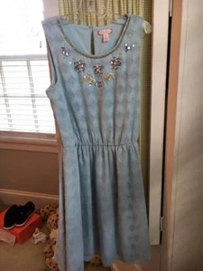 RUBY & BLOOM girls light blue embellished cotillion special occasion dress 14 - Picture 1 of 1