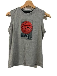 Slazenger Youth Size 10 Basketball Tank - Like New - Unisex - High Quality -Grey - Picture 1 of 6
