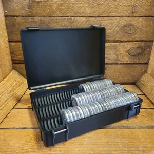 Münzbox 90x1 OZ Silbermünzen, Perth Mint, Maple Leaf, Britannia - Bild 1 von 4