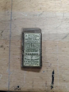 Vintage Sewing Machine H Millward & Sons #7 Needles. - Picture 1 of 5