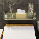 Plastic Bathroom Shelf Transparent Cosmetic Storage Basket  Kitchen