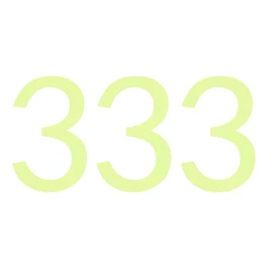 3Pcs 2" Glow in the Dark Numbers Sticker Wall Ceiling Decor Number "3" - Picture 1 of 5