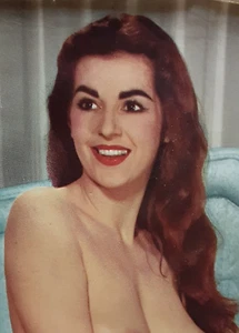 1950er Jahre Vintage PIN-UP Kalender Top Boudoir Charmer 8 Zoll breit x 10 Zoll hoch - Bild 1 von 5