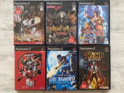 SONY PS2 Akumajo & Castlevania & Vampire Panic & Shao & Soul Reaver 2 & Spawn - Image 1 of 4