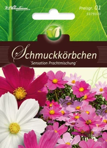5379370 Schmuckkörbchen Sensation Prachtmischung Cosmea Cosmos Samen Mischung - Bild 1 von 2