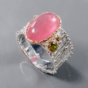 Jewellery Handmade Ruby Ring Silver 925 Sterling  Size 7 /R215201