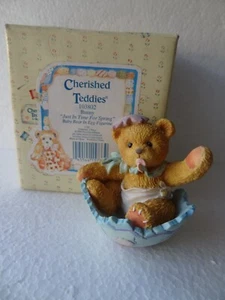 1994 Cherished Teddies Bunny "Just In Time For Spring " NIB - Picture 1 of 8