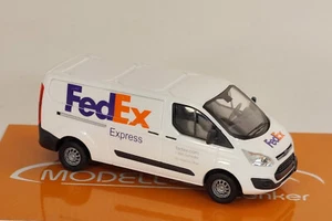 Busch 52432 Ford Transit Custom Kasten FedEx 1:87 NEU Modell - Picture 1 of 2