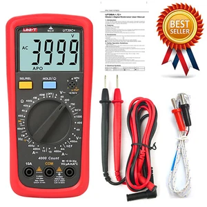 UNI-T UT39C + Multímetro Digital, Resistencia/Capacidad, hFE - Imagen 1 de 7