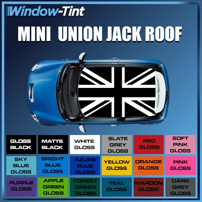 Mini Dach Union Jack Vinyl Aufkleber Grafik Kit Aufkleber R53,R56,R50,F56 Cooper - Bild 1 von 4