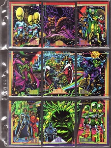 PRISTINE NEVER BEEN USED 1993, SKYBOX, MARVEL 9 CARD SCENE SET, CARDS 118-126 - Picture 1 of 2
