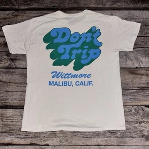 Camiseta Free & Easy Don’t Trip Malibú California Talla Grande Blanca - Imagen 1 de 6