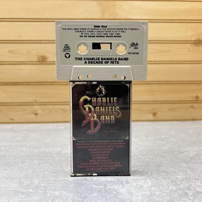 The Charlie Daniels Band A Decade of Hits (CASSETTE TAPE, Epic) - Image 1 of 4