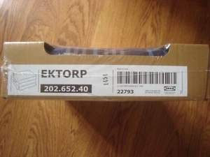 IKEA EKTORP Bezug für Ektorp Fußhocker Rutna blau Ottomane Schonbezug 202.652.40 - Bild 1 von 6