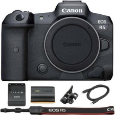 Canon EOS R5 Full-Frame Mirrorless Digital Camera with 8K Video, 45 Megapixel