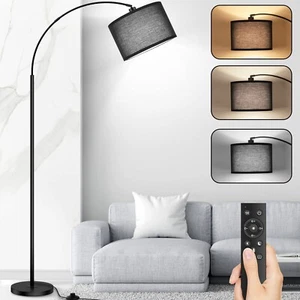 Arc Floor Lamps for Living Room, Modern Remote Control Standing Lamp with Ste... - Picture 1 of 6