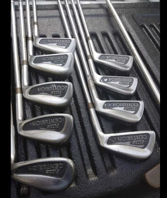 Golf 13 clubs set rons Spalding elite centurion woods driver Falcon USA, RH ... - Image 1 of 4