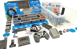 Vex 228-2500 Super Set Motor/Sensor/Brain/Controller 800+ Pieces COMPLETE IQ Kit - Picture 1 of 24