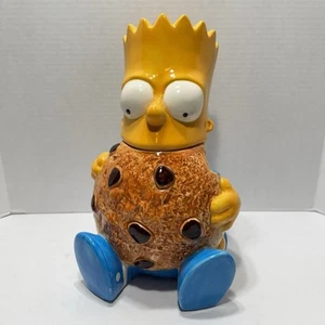 Vintage Treasure Craft BART SIMPSON CERAMIC COOKIE JAR THE SIMPSONS 1994 -Read- - Picture 1 of 20