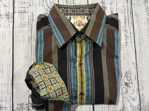 Mens Robert Graham Shirt Sz 2XL/2TG Vintage EXCELLENT Condition 0439 - Picture 1 of 8