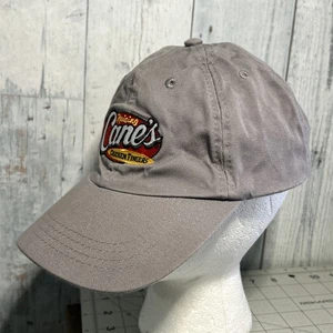 Raising Cane's Hat Cap Adjustable Gray Embroidered Chicken Fingers One Love - Picture 1 of 7