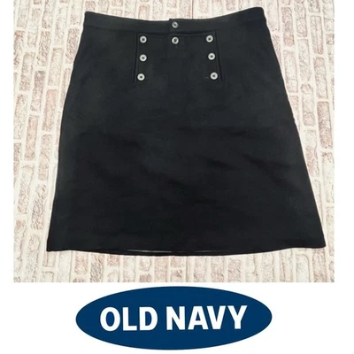 Antigua Falda Azul Marino Tiro Bajo Mezcla Lana Y2K Talla 12 Negra Academia Vacaciones de Invierno Foto 1 de 4