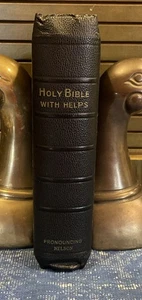 Vintage, Holy Bible with Helps Pronouncing Nelson Standard Edition - Yapp Cover - Bild 1 von 9