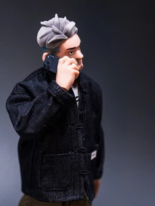 trickyman12 1/6 accessories IP17PM Mobile phone (Deep blue) - Picture 1 of 4