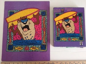 Rompecabezas Tasmanian Devil 100 piezas Caribbean Breeze 1990 Warner Taz completo - Imagen 1 de 6
