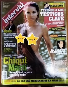 Revista Interviú, Nº1639, septiembre 2007, Chiqui Martí, la estriper de la tele - Imagen 1 de 1