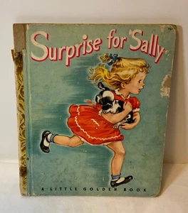 VTG Little Golden Book #84 Surprise for Sally 1950 1st Edition A Four Stories - Picture 1 of 10