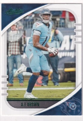 2020 Panini Absolute #87 A.J. Brown Green - Image 1 of 2