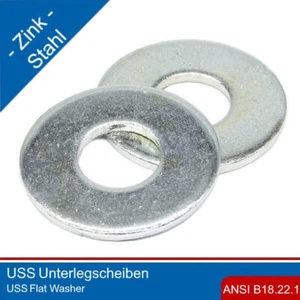 Arandela USS ASME B18.22.1 acero galvanizado, - Imagen 1 de 3