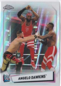 2021 Topps Chrome Refractor WWE Smack Down Angelo Dawkins #47 - Picture 1 of 2