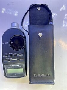 Radio Shack Digital Sound Level Meter Tester 33-2055 w Case