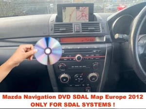 MAZDA MAP DVD SDAL - UK & EUROPE SATELLITE NAVIGATION 2012 UPDATES S.D.A.L. - Picture 1 of 1