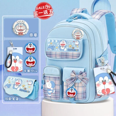 Anime Doraemon Mochila Bolsos Escolares Bolso de Hombro Impermeable Mochila Alumno Niños Foto 1 de 4