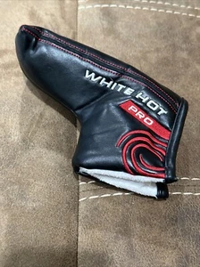 Odyssey White HOT PRO Blade Putter Head Cover Black Red White Headcover - Picture 1 of 7