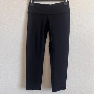 Lululemon Black Leggings Size 4 - Picture 1 of 6