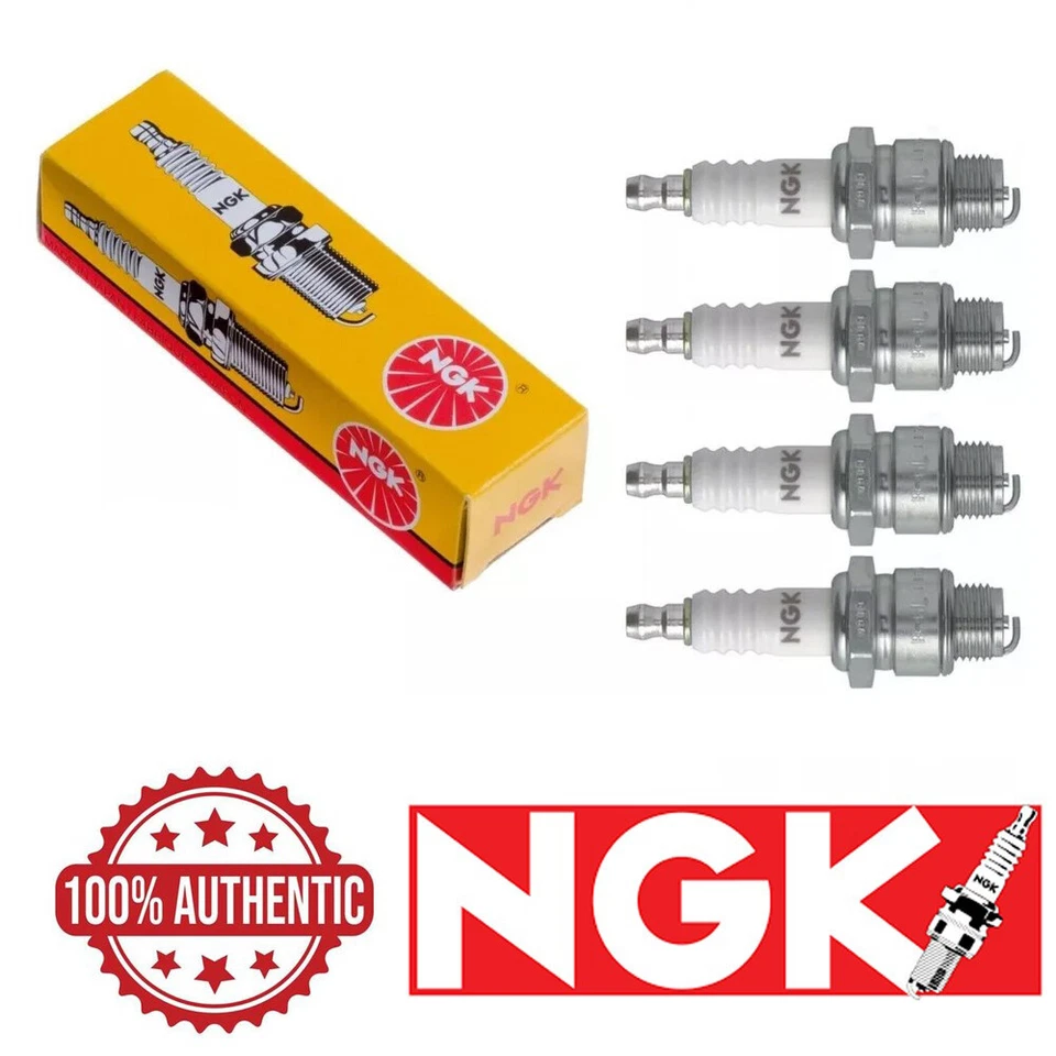 4 x Bujías estándar NGK de Japón para Toyota MR2 1985-1989 1,6 L L L4 Foto 1 de 1