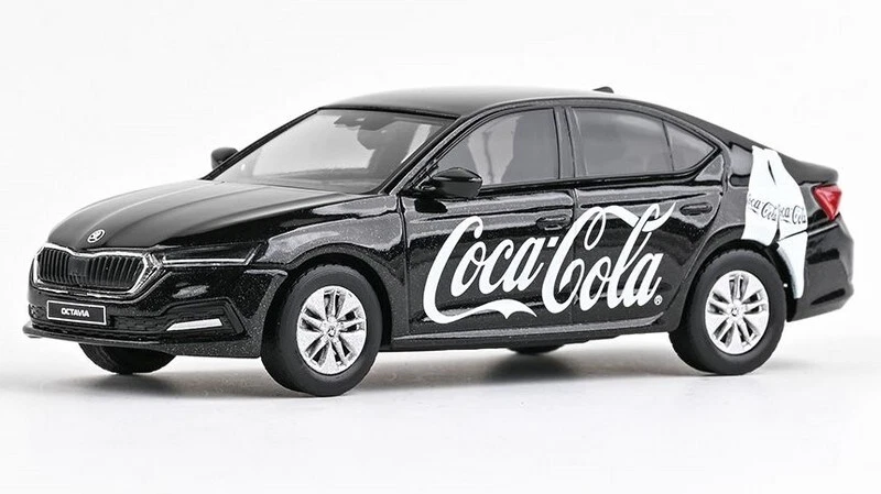Skoda Octavia IV2020 Coca Cola Black 1:43 ABREX AB036F04 - Immagine 1 di 1
