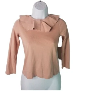 COS pink collar peter pan top GIRLS YOUTH 6-8 YEARS - Picture 1 of 6