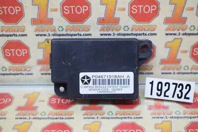 Jeep Wrangler Information GPS 2011-2015 MÓDULO DE CONTROL DE BRÚJULA 04671918AH OEM Foto 1 de 4