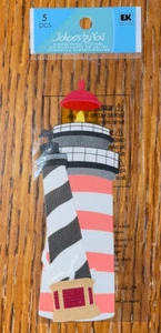 RARE JOLEES Mini Light Houses Tower Seagulls Ocean Sea Scrapbook Non-Adhesive - Picture 1 of 6